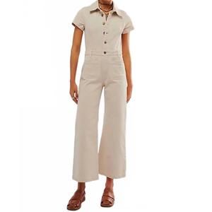 NEW ROLLA'S sailor wide-leg jumpsuit in off white